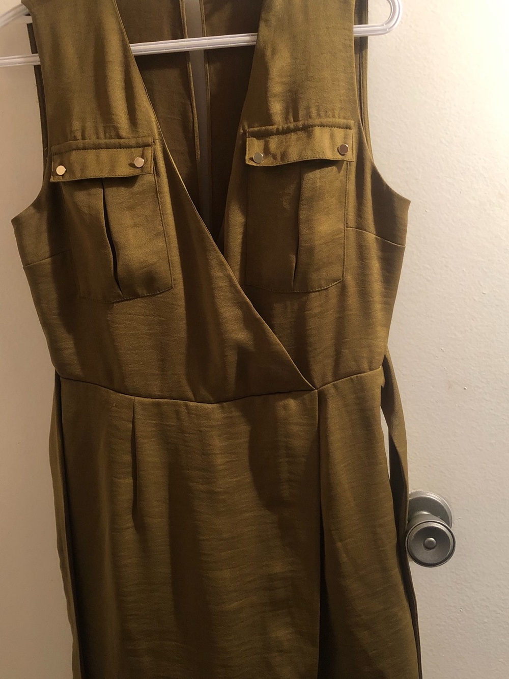 River Island Size 10 Olive Green Romper